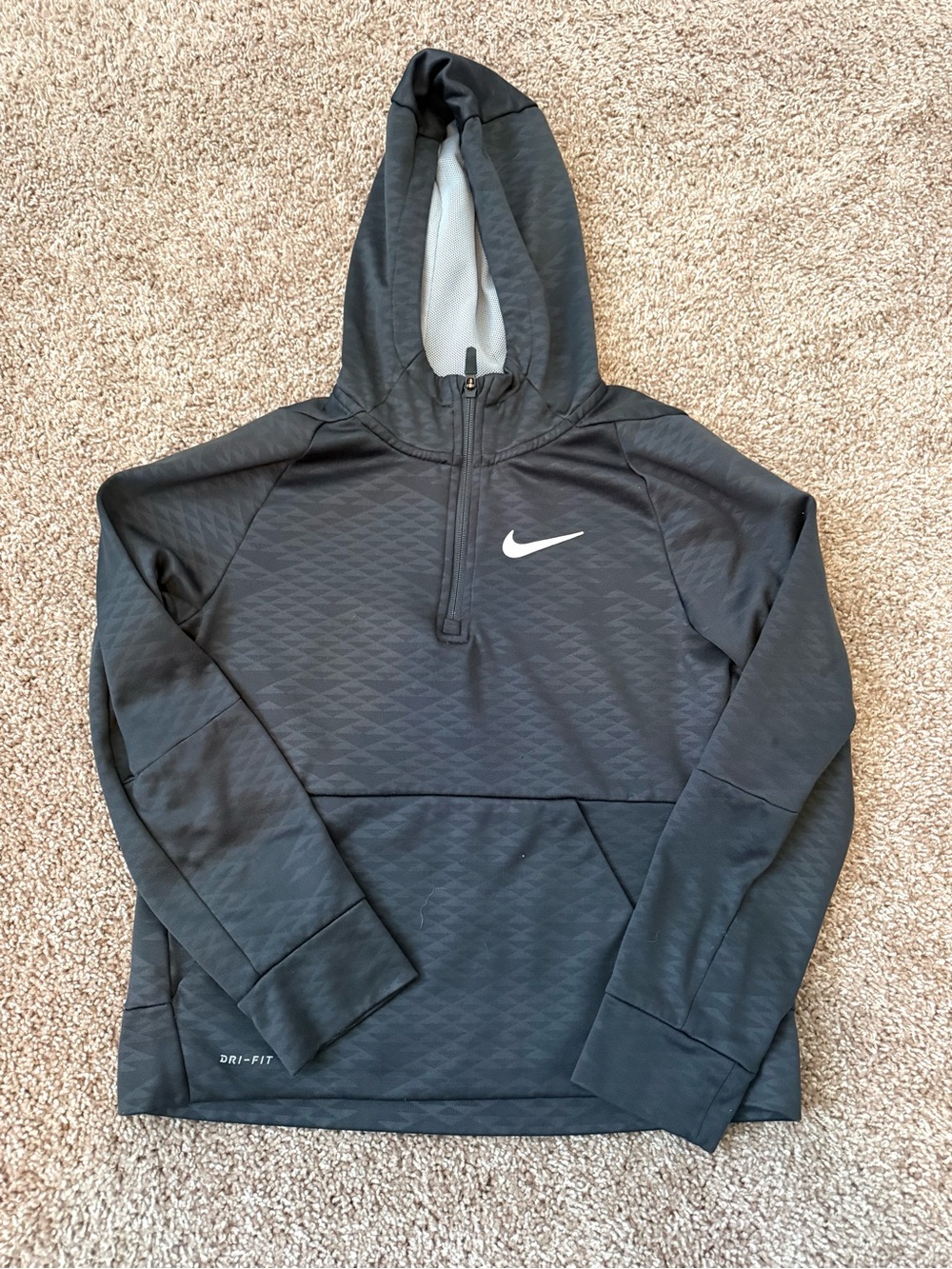 Nike Kid’s Black Dri-FIT Pullover Hoodie Jacket